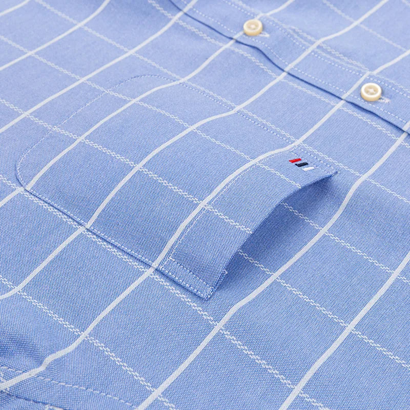 Camisa Masculina Xadrez Manga Longa