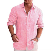 Camisa de Linho Masculina Porto